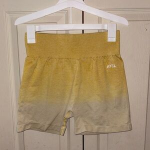 AYBL Mustard Yellow Shorts